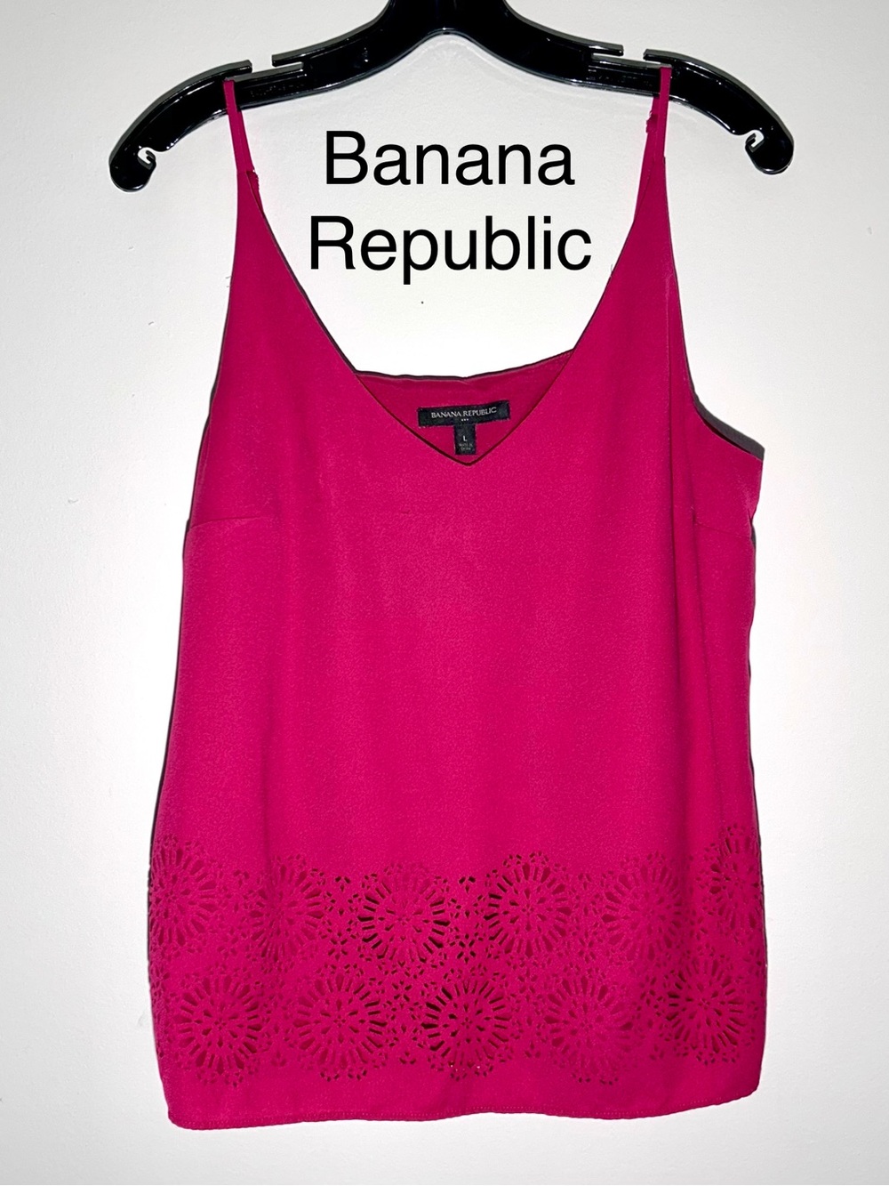 Banana Republic Sleeveless Top with Cut-outs. Size Medium. Good Condition.